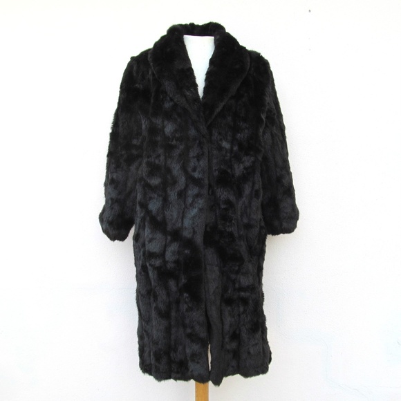 faux fur jacket size 22